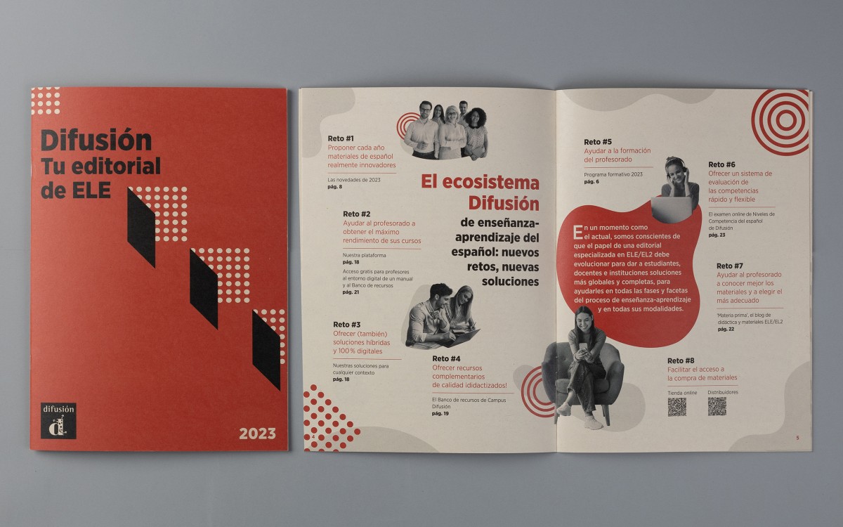 Catálogo 2023 – Editorial Difusión — redoble studio gráfico — barcelona
